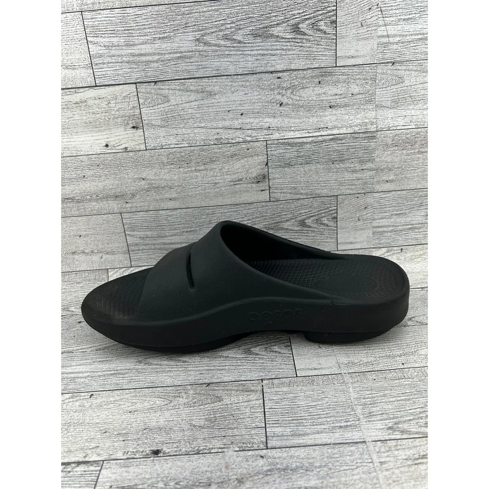 Oofos OOahh Sport Recovery Slides Black Mens 4 Womens 6 EU 37 Orthopedic Sandals